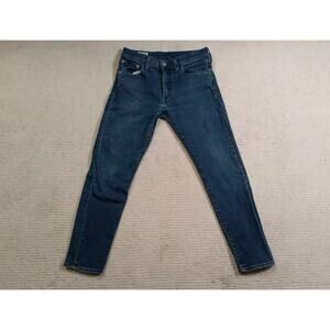 Levi's Premium Jeans Men's 30x30 512 Slim Fit Taper Stretch Big E Med Wash